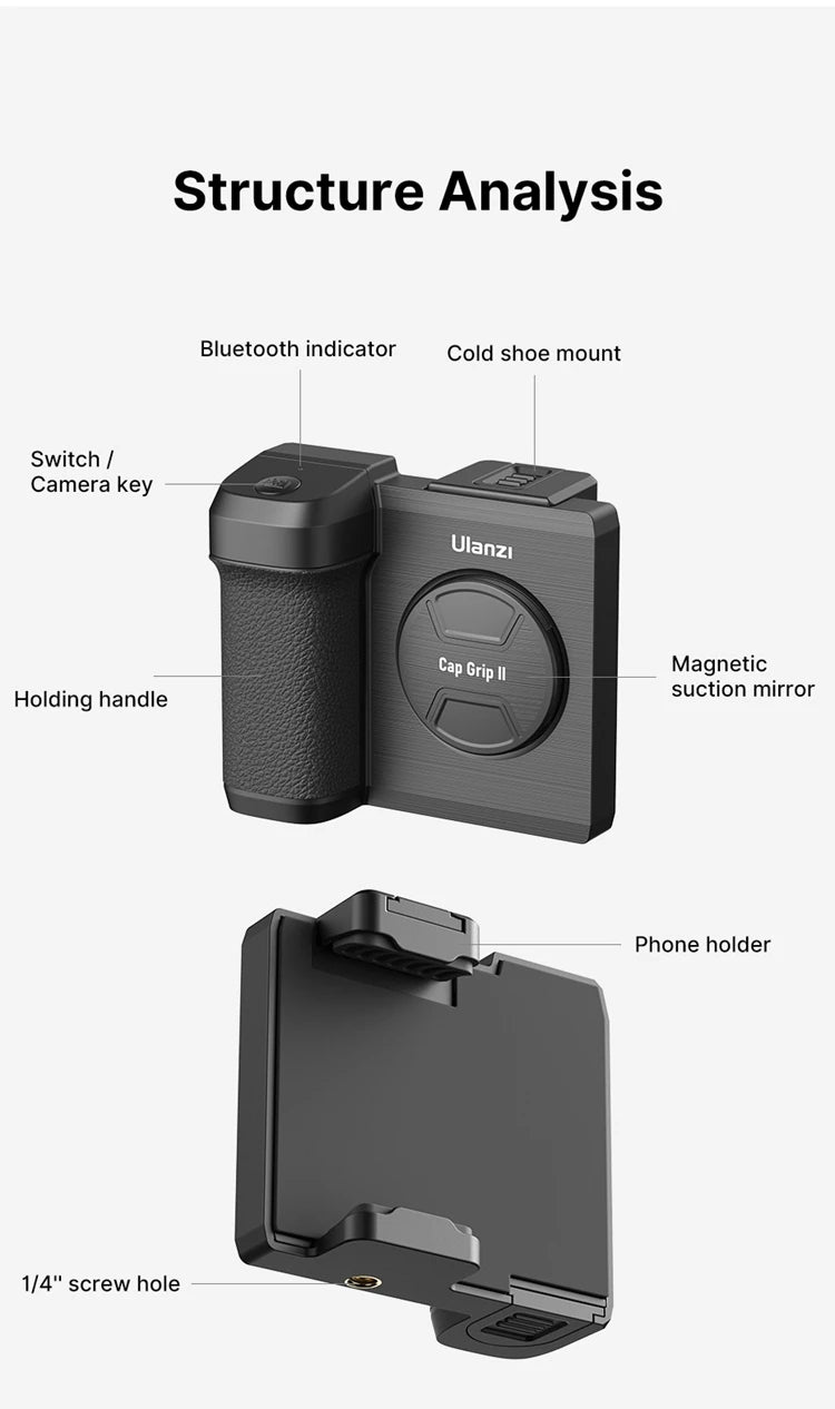 CapGrip™ Smartphone Shutter