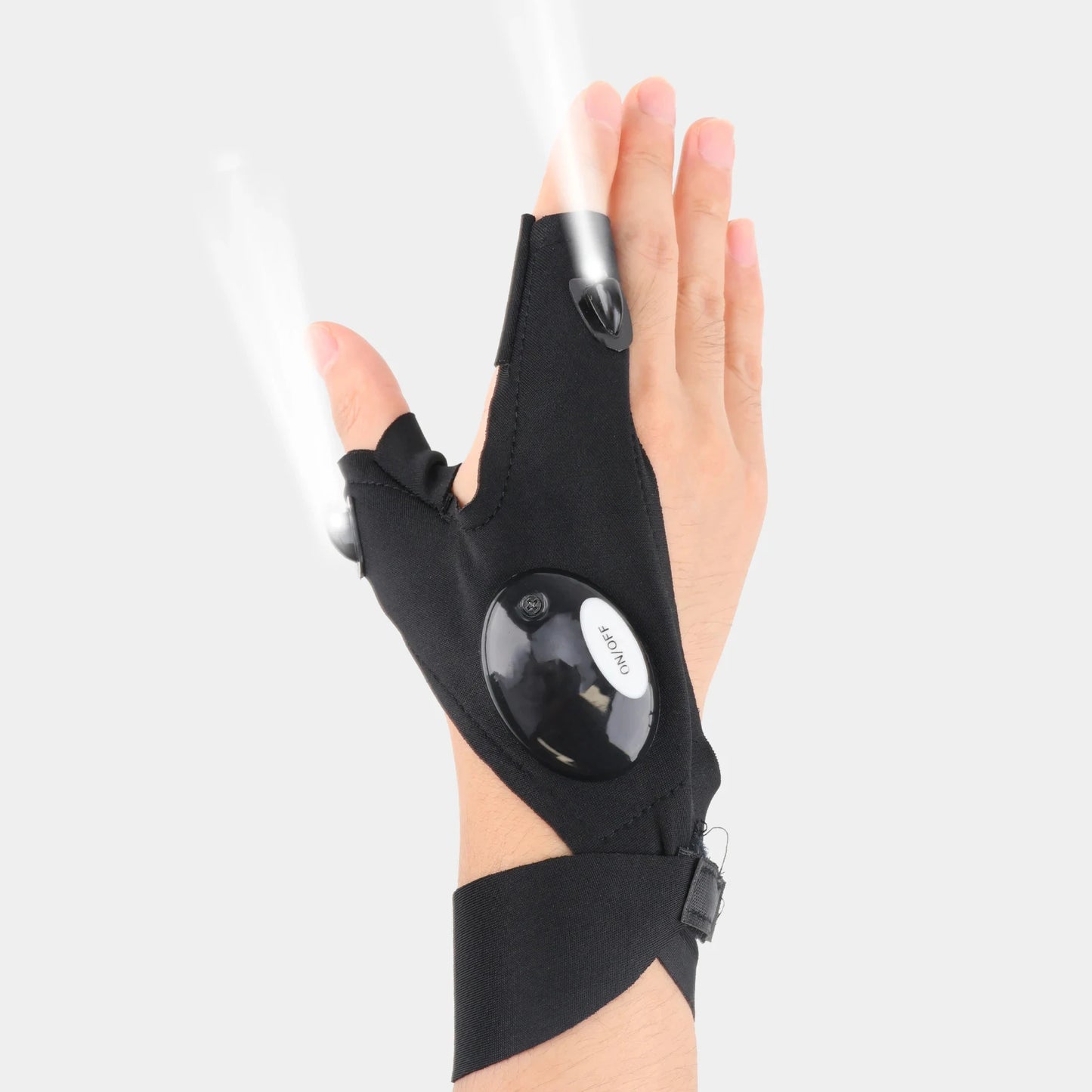 LED Finger Outdoor Glove